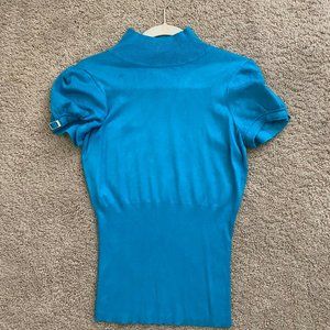 Express Design Studio Mock Neck Ribbed Sweater